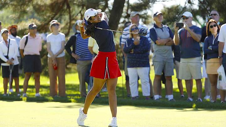 Teenagers Ganne, Avery Spark U.S. to Big Lead at Curtis Cup
