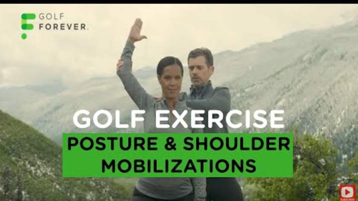 Golf Exercise:  Posture Setup with Shoulder Mobilizations