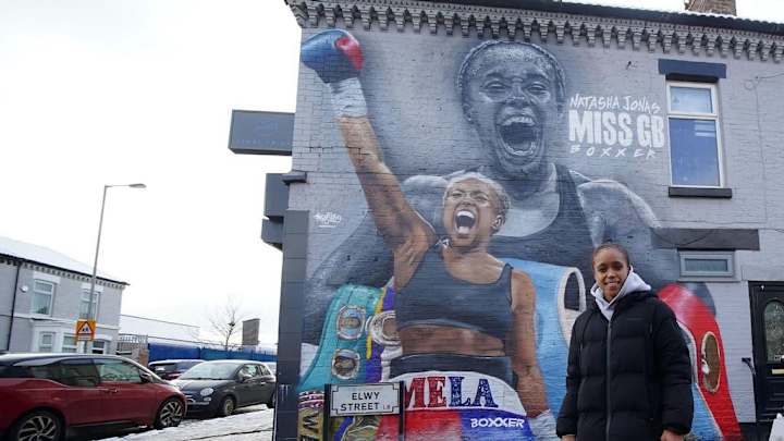 In Liverpool, A Mural Honoring The Accomplishments Of World Boxing Champion Natasha Jonas Was Unveiled. In Liverpool, A Mural Honoring The Accomplishments Of World Boxing Champion Natasha Jonas Was Unveiled.