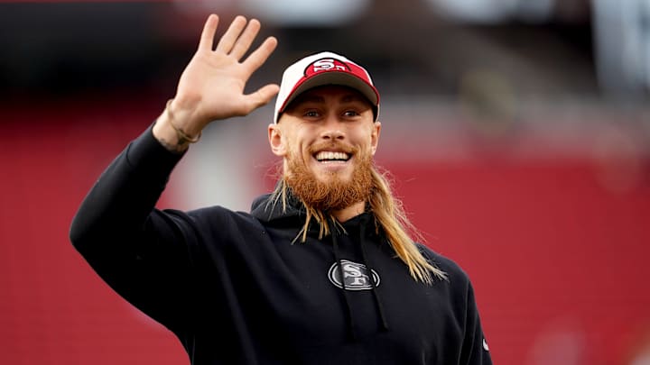 George Kittle Says He Can Block Nick Bosa