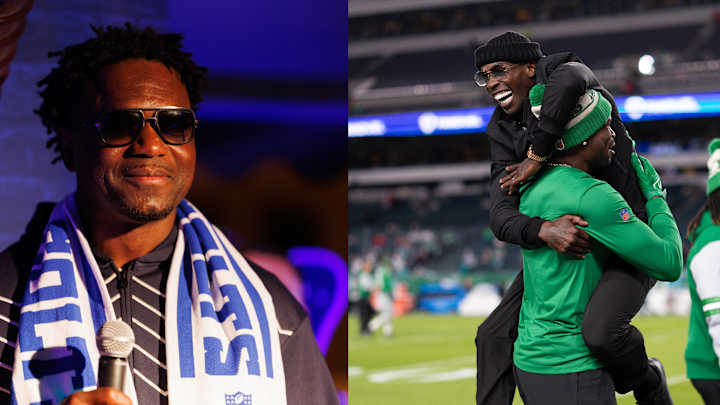 Watch: Chad Johnson, Edgerrin James Shoot Hoops at Fifth Third Arena