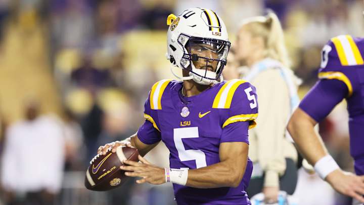 Raiders’ Antonio Pierce Endorses Idea of Drafting LSU QB Jayden Daniels