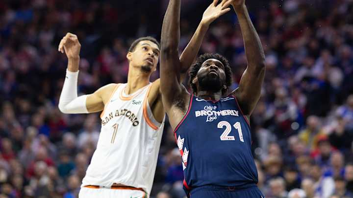 Joel Embiid, Victor Wembanyama Trade Praise After 76ers' Win vs. Spurs