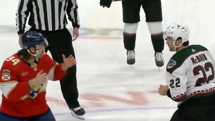 Panthers Really Played John Cena’s Theme Song During On-Ice Brawl Panthers Really Played John Cena’s Theme Song During On-Ice Brawl