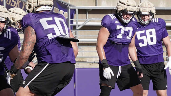 Restoring Husky Offensive Line Remains Fisch's Biggest Challenge Restoring Husky Offensive Line Remains Fisch's Biggest Challenge