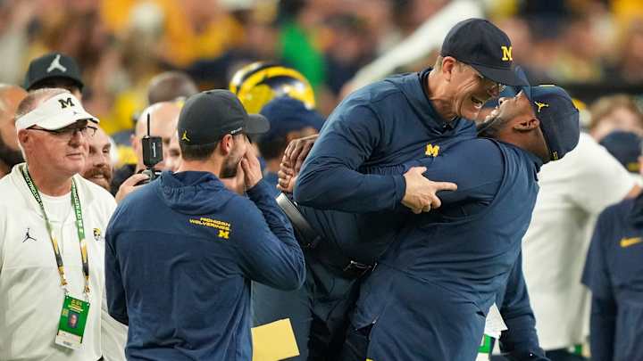 Sherrone Moore Thanks Jim Harbaugh in Classy Statement After Michigan Names Him Head Coach Sherrone Moore Thanks Jim Harbaugh in Classy Statement After Michigan Names Him Head Coach