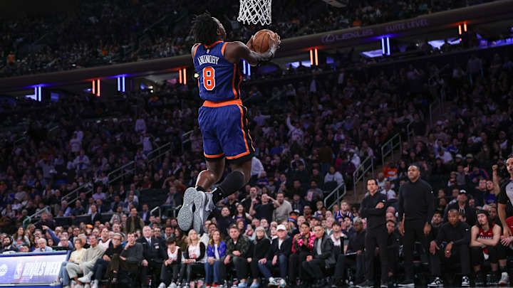 Heat vs. Knicks Play Of The Night: Jaime Jaquez Jr. Denies OG Anunoby At The Rim