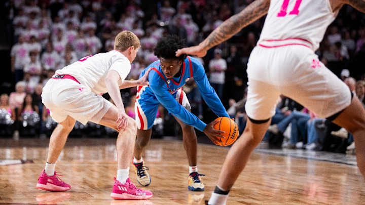 LIVE UPDATES: Ole Miss Rebels Welcome No. 20 South Carolina Gamecocks to SJB Pavilion