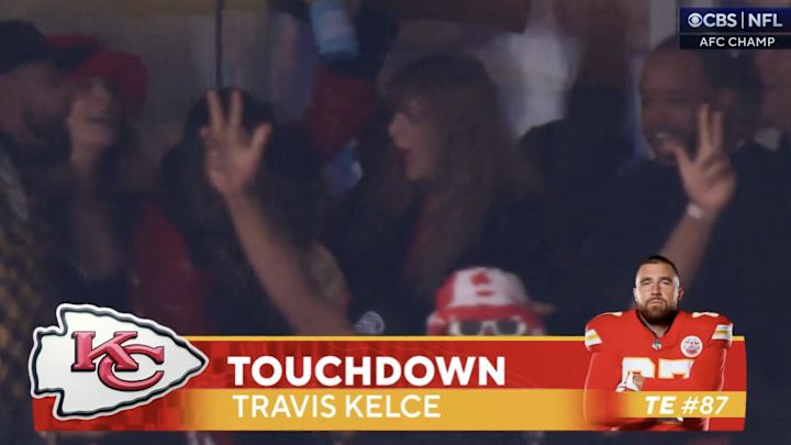 Taylor Swift Had a Priceless Reaction to Travis Kelce’s TD vs. Ravens in AFC Championship Game