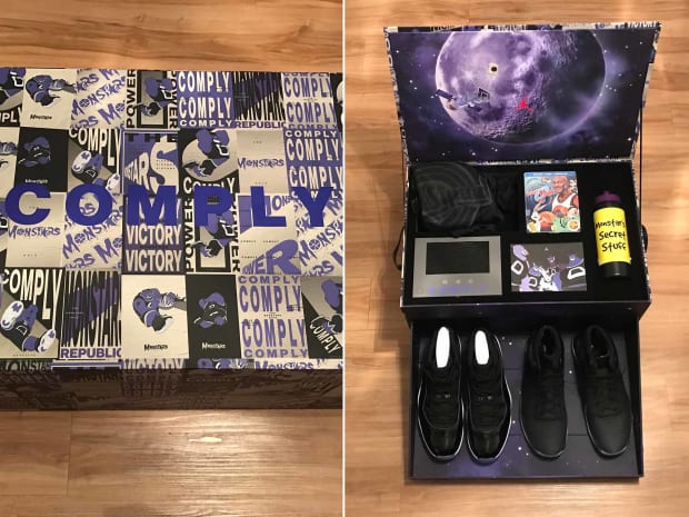 space jam shoe box