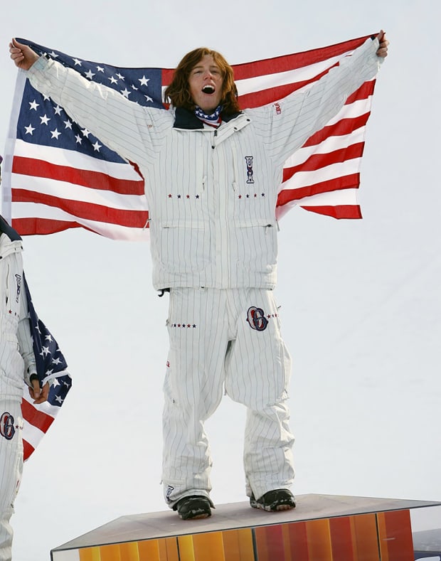 SHAUN WHITE USA WINTER OLYMPICS 8X10 SPORTS PHOTO N 