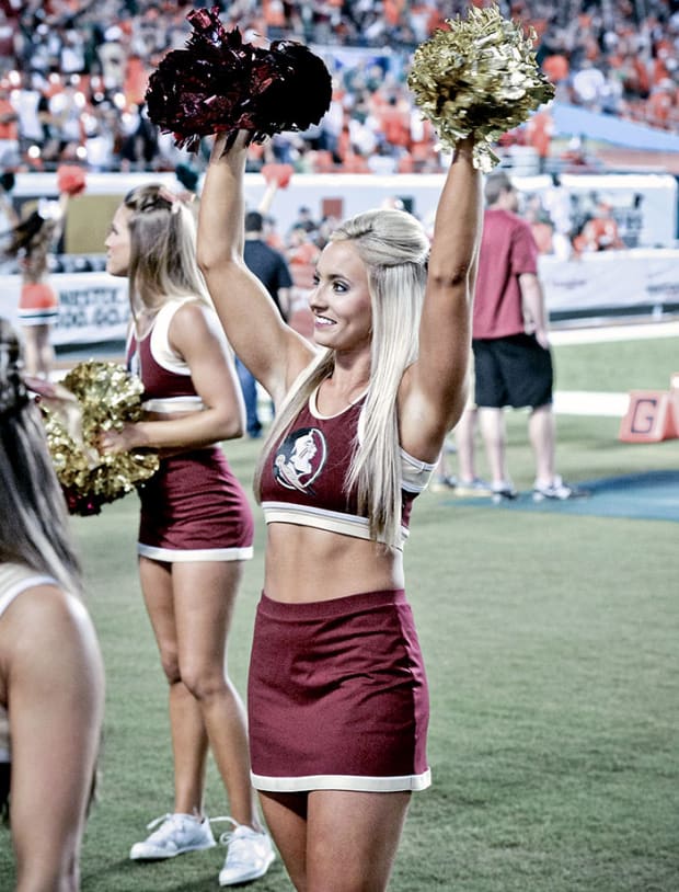 Georgia Cheerleader Muscles.