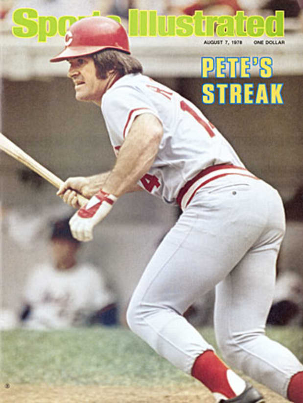SI Vault: Much Ado: Pete Rose chases Joe DiMaggio's sacred hitting streak - Sports  Illustrated