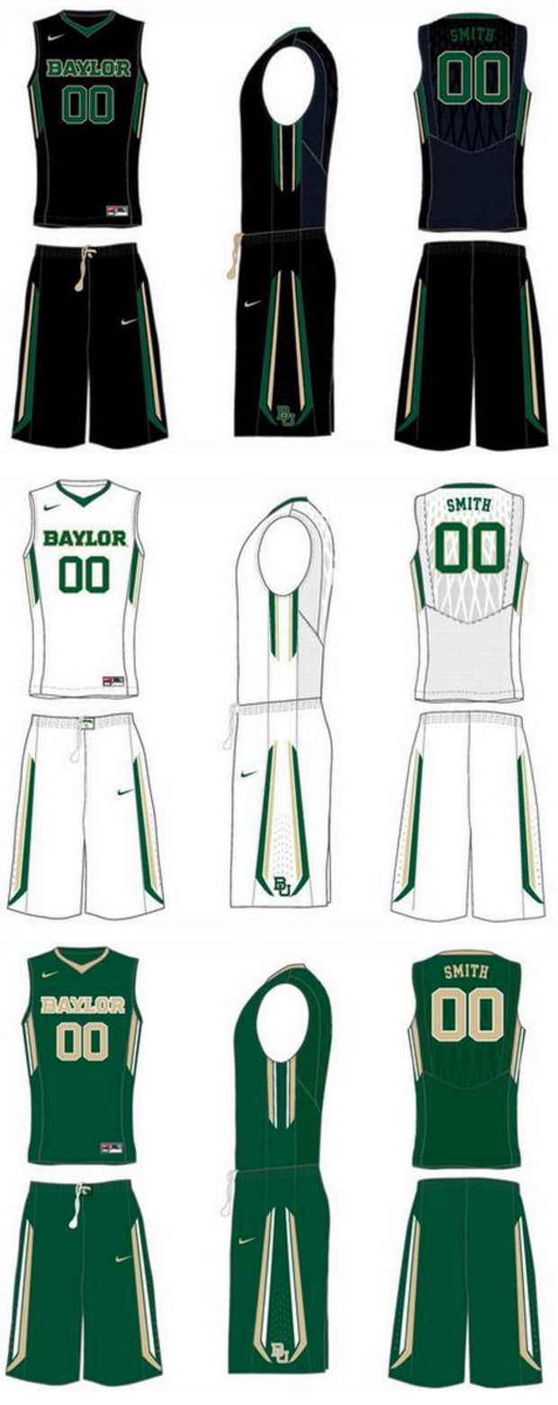 baylor basketball uniforms