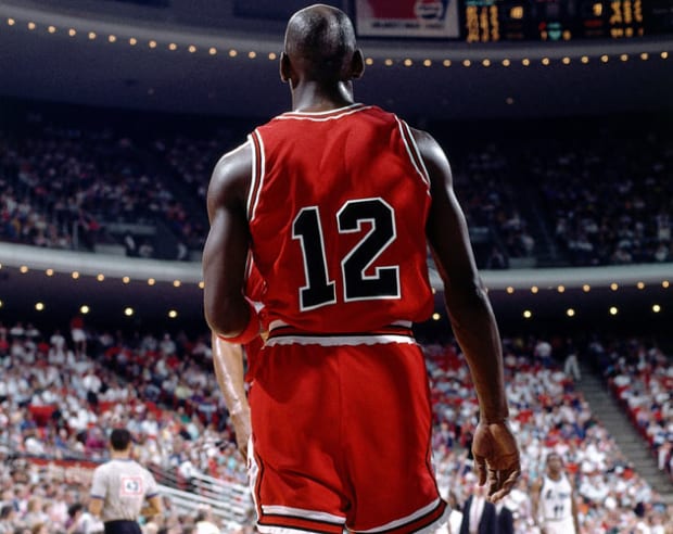 Michael Jordan once wore No. 12 with 