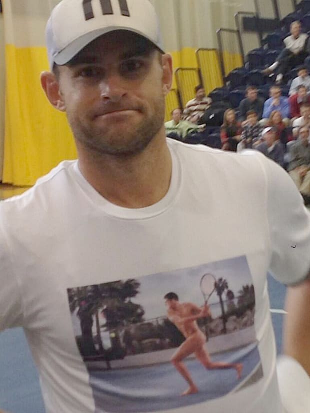Andy Roddick cant get enough of John Isners nude photo shoot