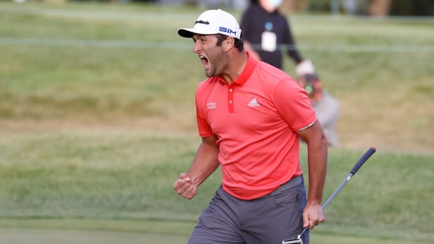 Jon Rahm Makes 66-Foot Putt in Playoff to Win BMW Championship