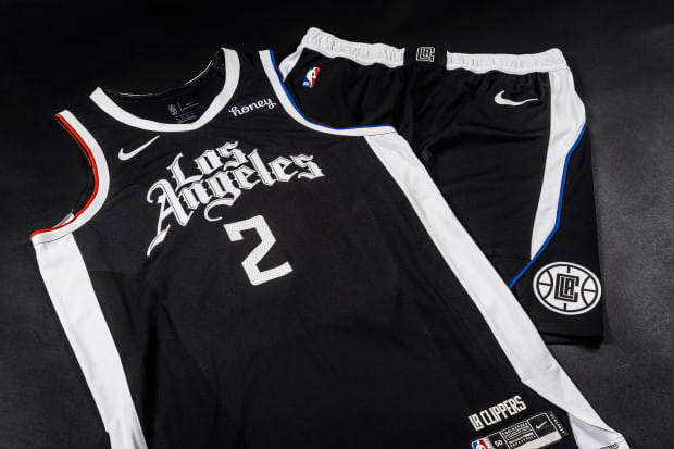 la clippers old english jersey