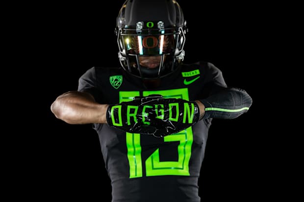 oregon ducks football jersey black