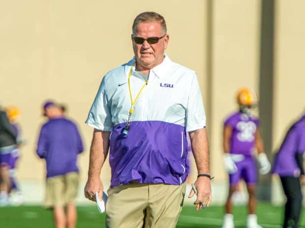 Coach Brian Kelly under college football spotlight at