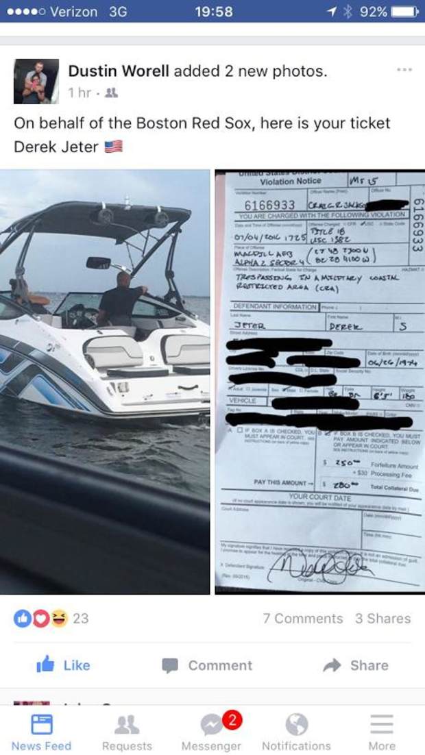 derek jeter air force 1