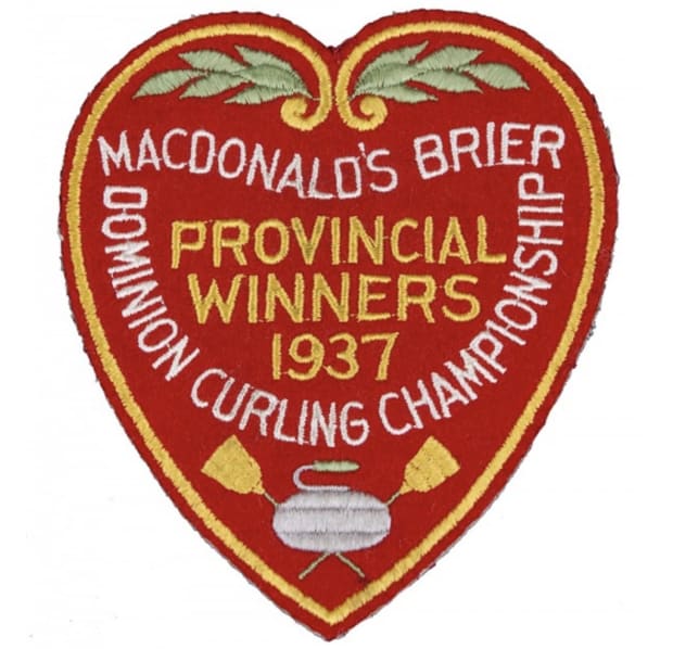 Curling Pin Canadian Men's Brier Curling Championship Purple Hearts Assorted 