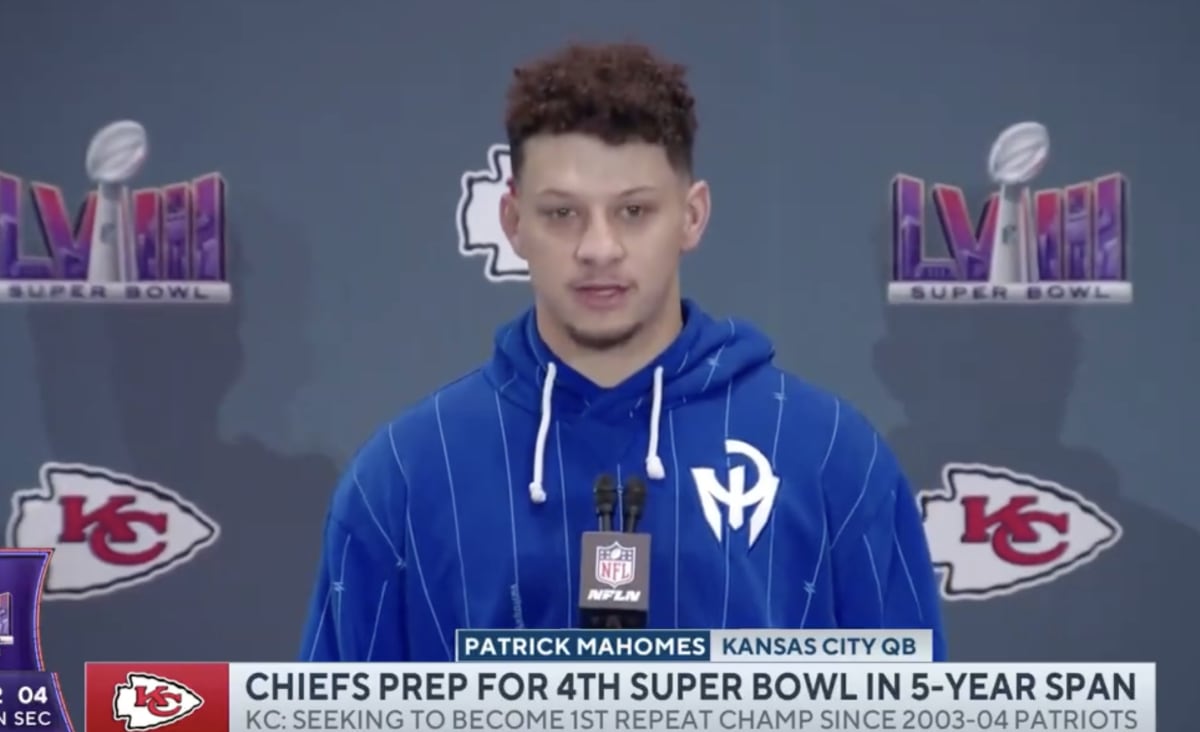 Patrick Mahomes Took a Funny Shot at Himself While Talking About How He Runs