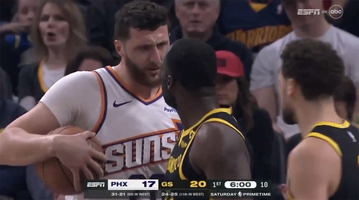 Klay Thompson Steps in As Draymond Green, Jusuf Nurkić Engage in Another Heated Moment