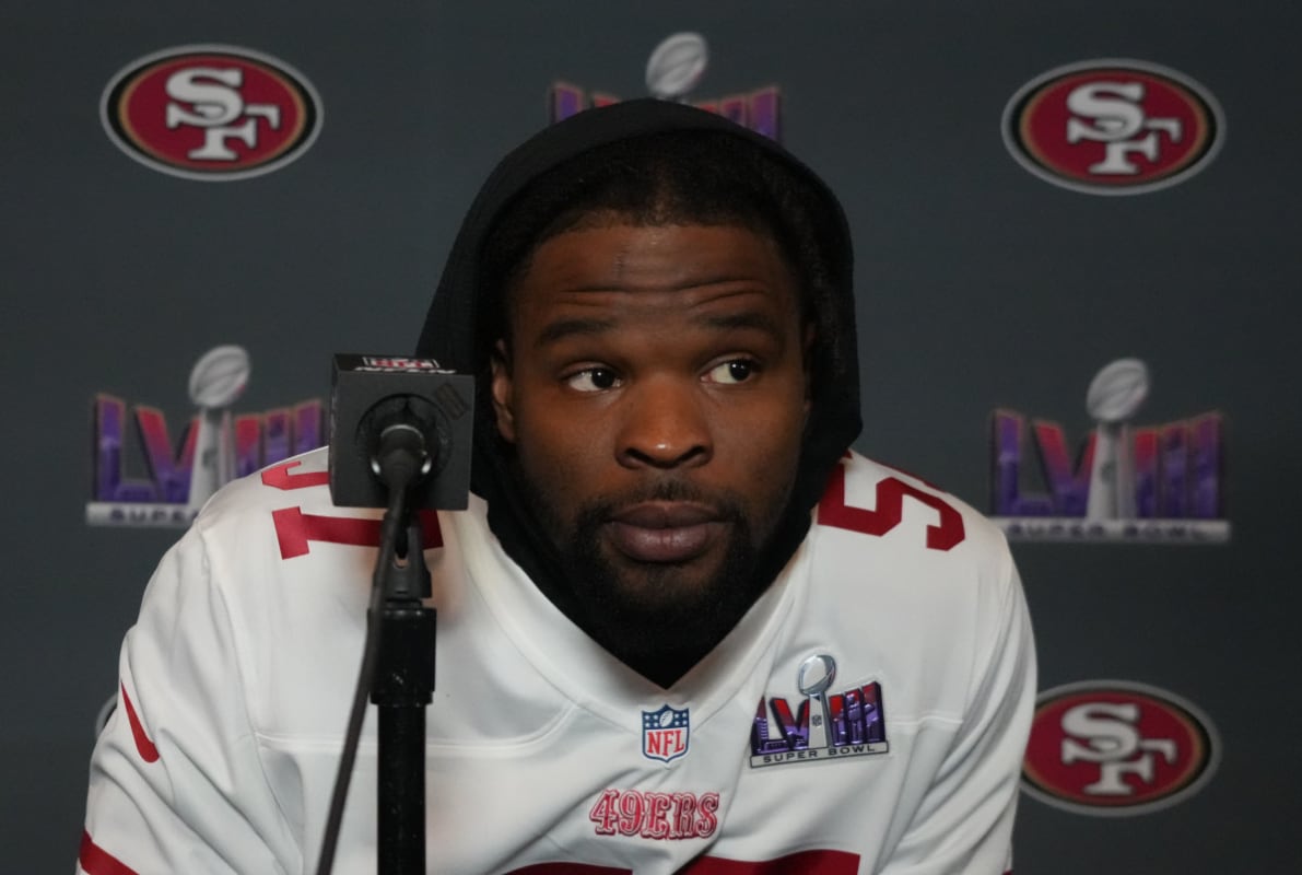 49ers’ Linebacker Dre Greenlaw Carted Off with Achilles Injury – Super Bowl Drama