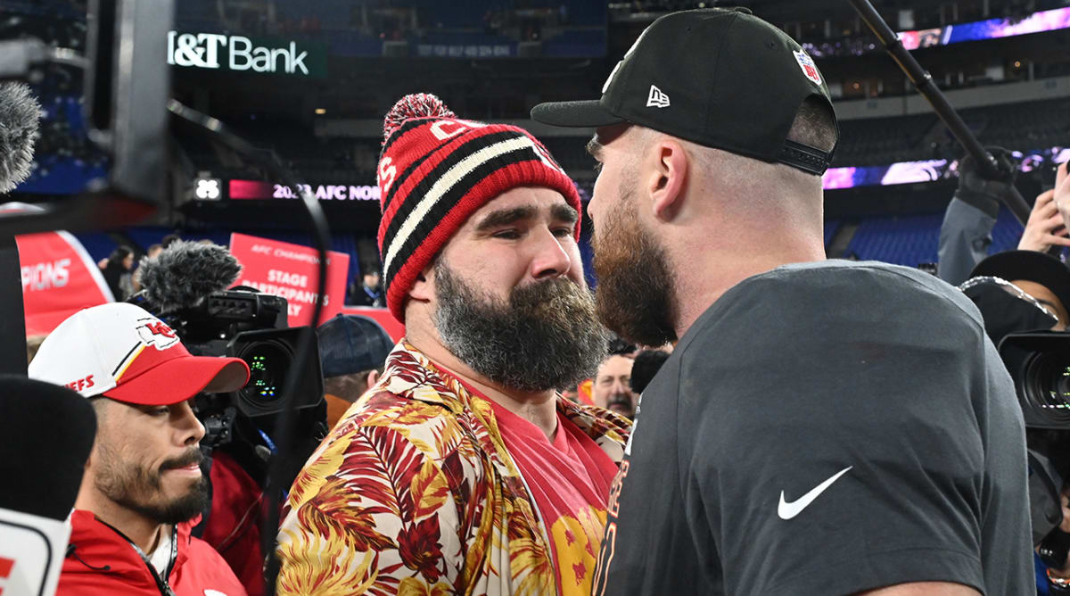 Travis Kelce Says Jason Kelce Was MVP of Chiefs’ Super Bowl Afterparty: ’Nobody Parties Better’