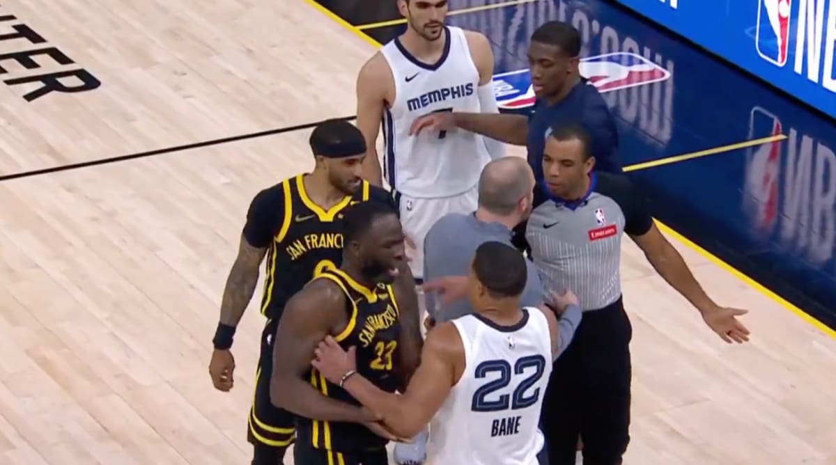 Draymond Green and Desmond Bane Dap It Out After Heated Moment in Warriors-Grizzlies
