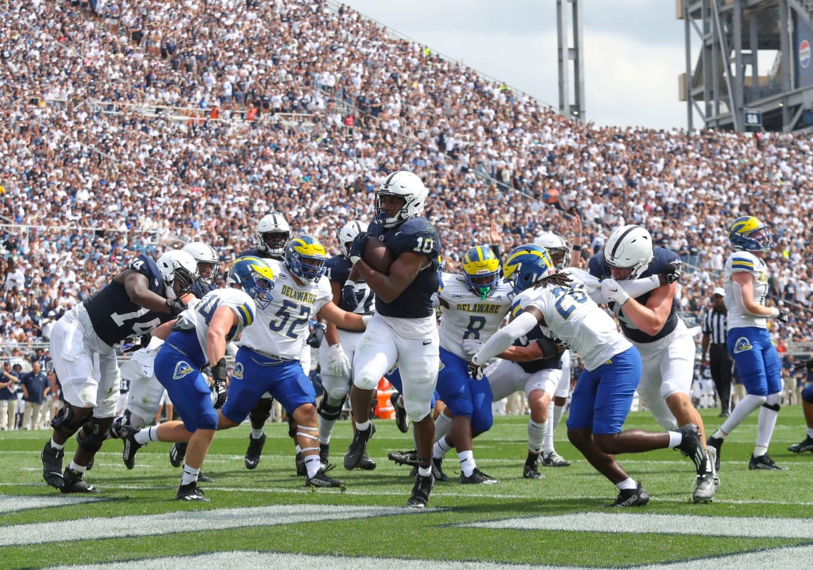 Penn State blows out Delaware 63-7 behind impressive performance from quarterback and defense shows potential