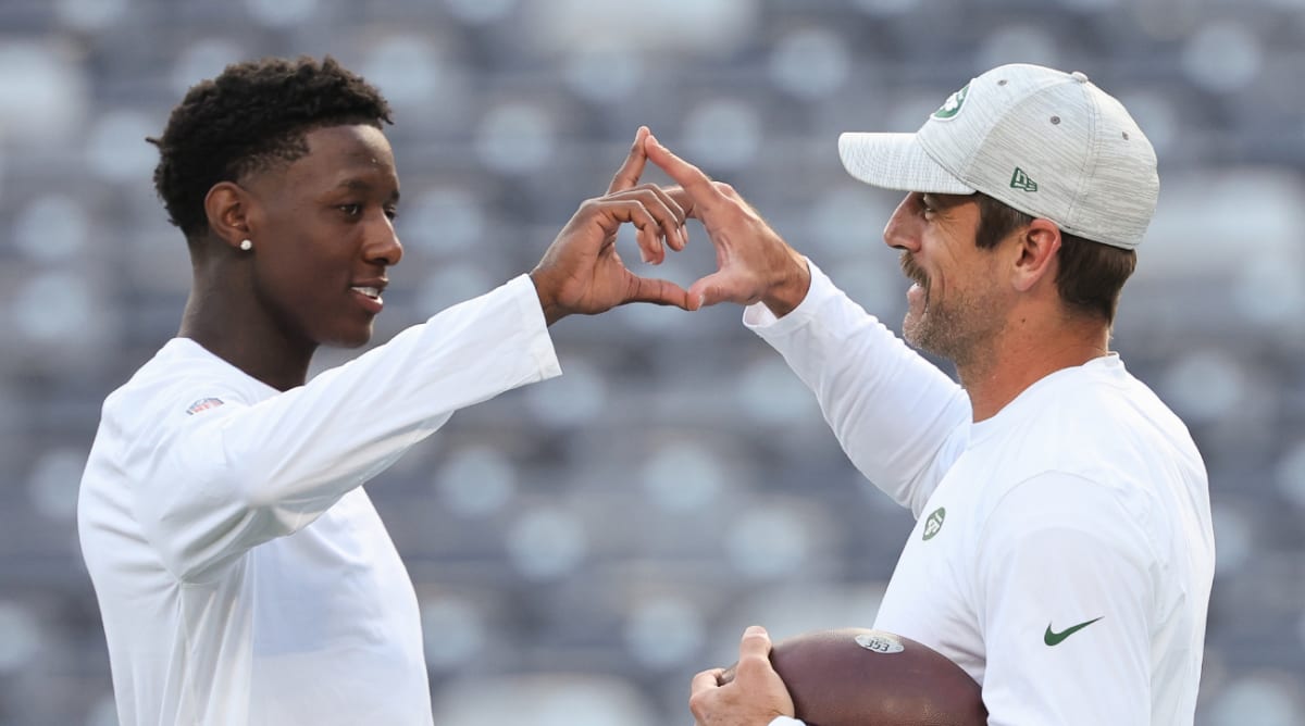 Sauce Gardner Had Hilarious Response to Aaron Rodgers’s First Statement