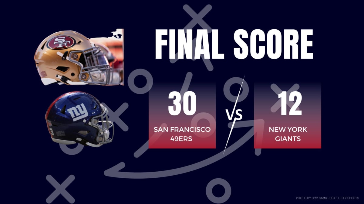 final score of 49ers game today