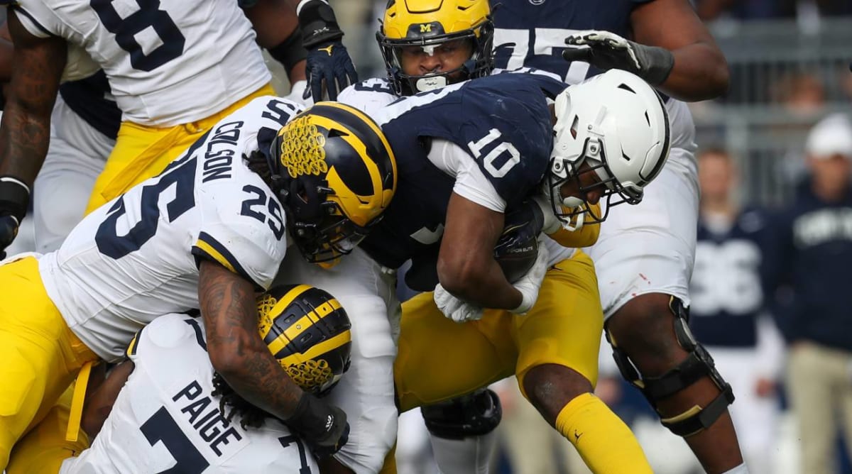 Embattled Michigan Stifles Penn State Without Suspended Jim Harbaugh