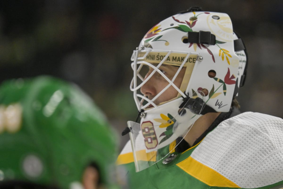 Wild’s Marc-André Fleury Defies NHL Rules With Custom Native American Heritage Month Mask