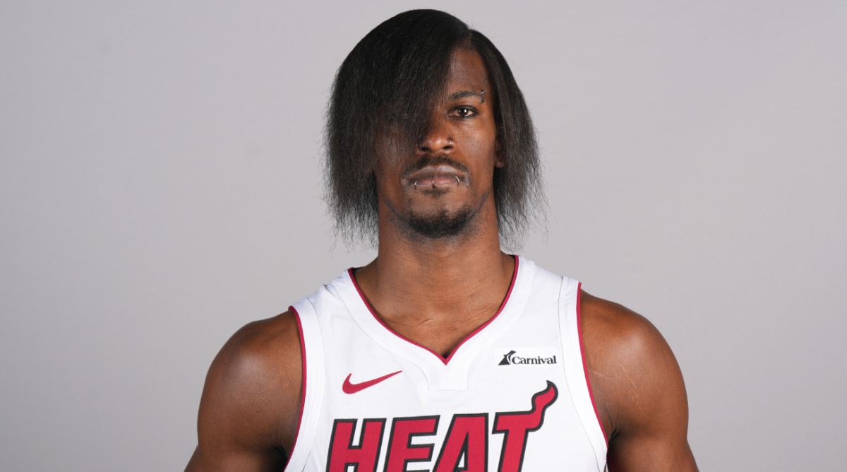 Jimmy Butler Files ‘Emo Jimbo’ Trademark After Viral Heat Media Day Appearance