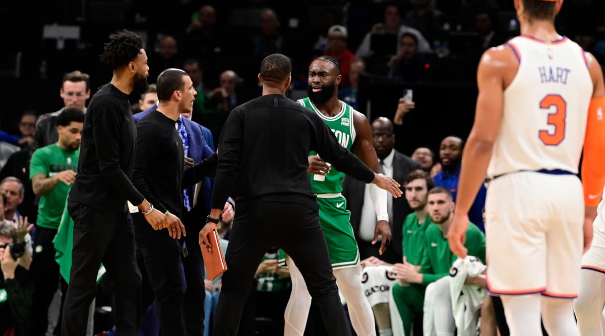 Jaylen Brown Blasts Official, Laments Not Getting ‘Money's Worth’ on Ejection