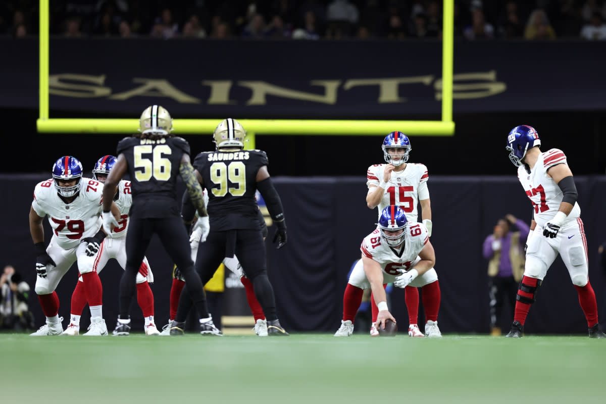 Game Balls From Saints Domination of Giants