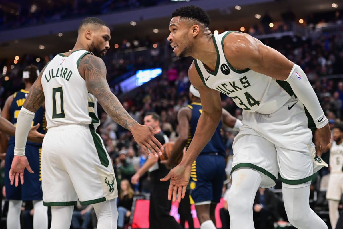 Damian Lillard And Giannis Antetokounmpo's AlleyOop Went Viral In