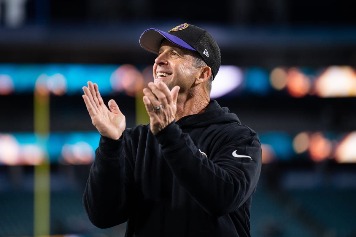 Instantly Iconic Photo of Ravens’ John Harbaugh Dancing Is the Newest NFL Meme