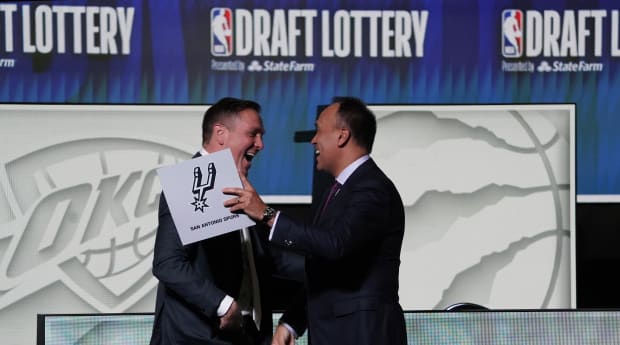 San Antonio Celebrates 2023 NBA Draft Lottery