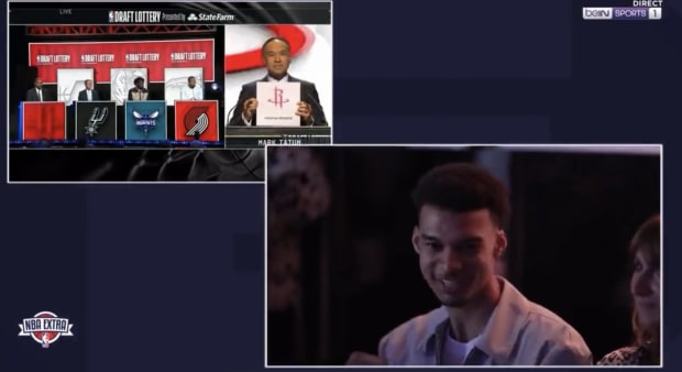 Victor Wembanyama Seemed Very Happy When the Rockets Didn’t Get No. 1 Pick in NBA Draft Lottery