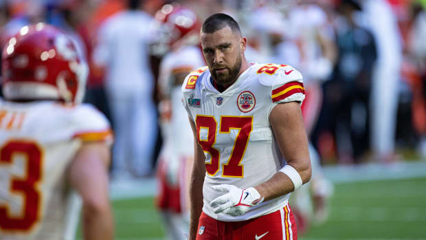 Travis Kelce takes THREE HOURS to pick his gameday outfits, turned