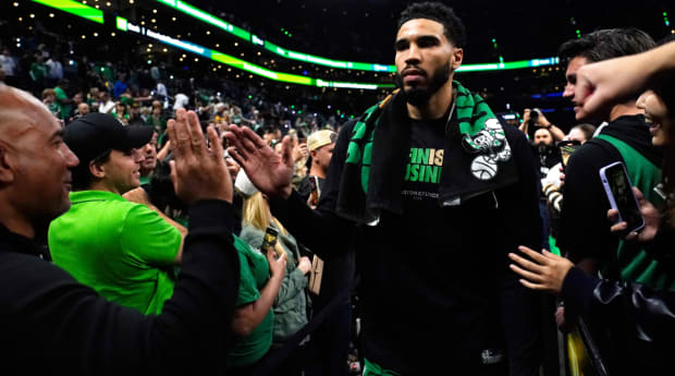 Jayson Tatum's Pregame Outfit Will Give Celtics Fans Hope for Game 7 vs.  Heat