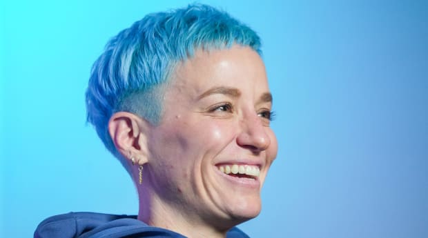 1. Megan Rapinoe's Iconic Blue Hair: A Look Back at Her Most Memorable Styles - wide 2