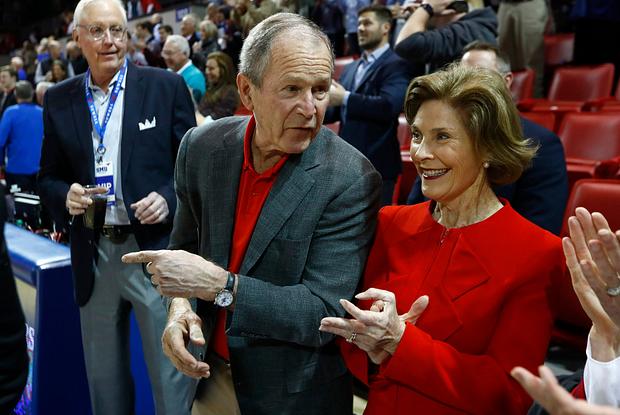 George W. Bush, Condoleeza Rice Lobbying for SMU, Stanford in Confe...