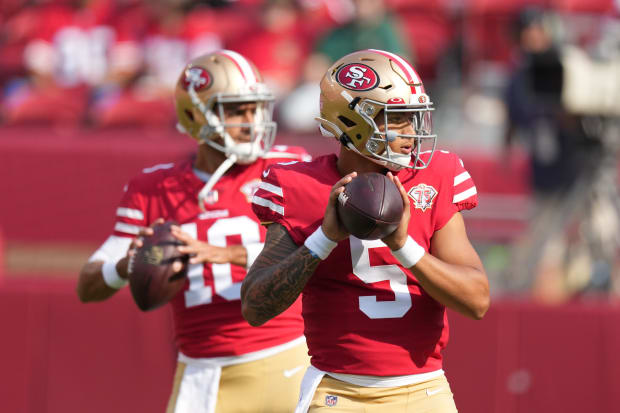 Jimmy Garoppolo Discusses 'Weird Situation' in 49ers Trading Trey Lance to  Cowboys