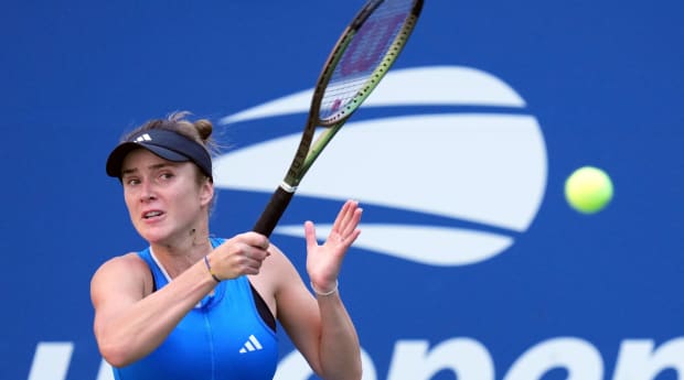 Elina Svitolina Checks in on Husband Gael Monfils in Adorable U.S. Open Moment