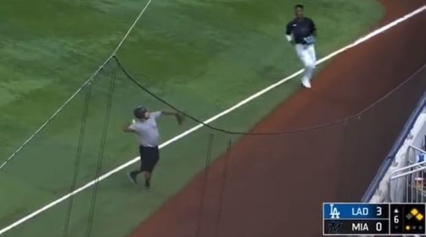 MLB Ball Boy Chucks Baseball Into Stands, Blissfully Unaware It Was a Fair Ball